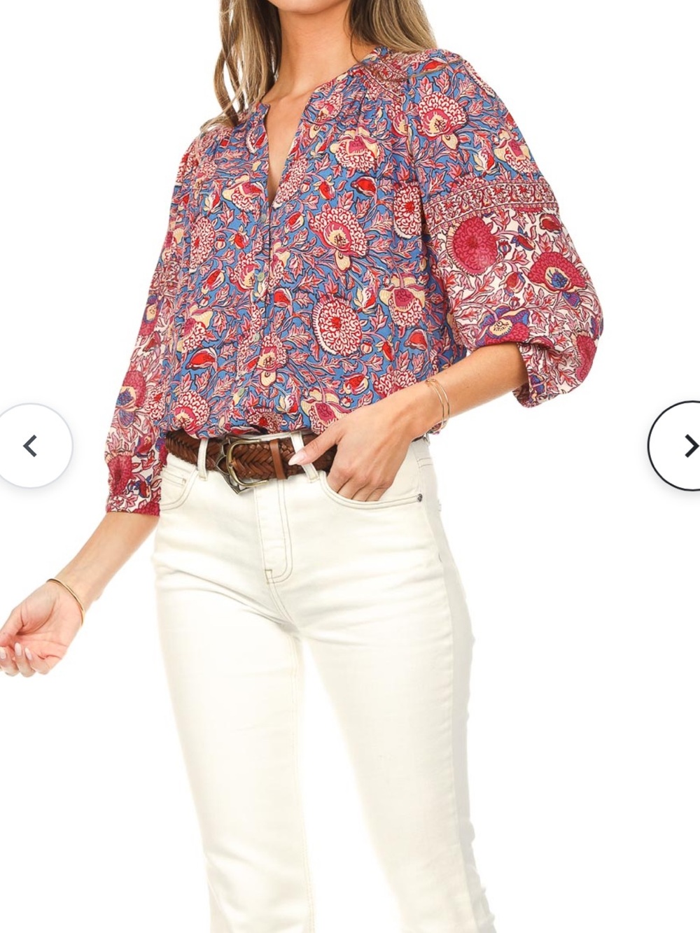 ba&sh VLAD floral top - Picture 15 of 15